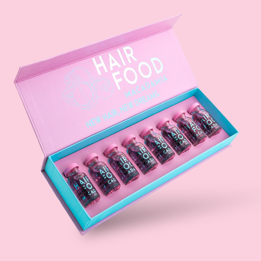 Coffret Hair Food Maxi 8 Ampoules magiques